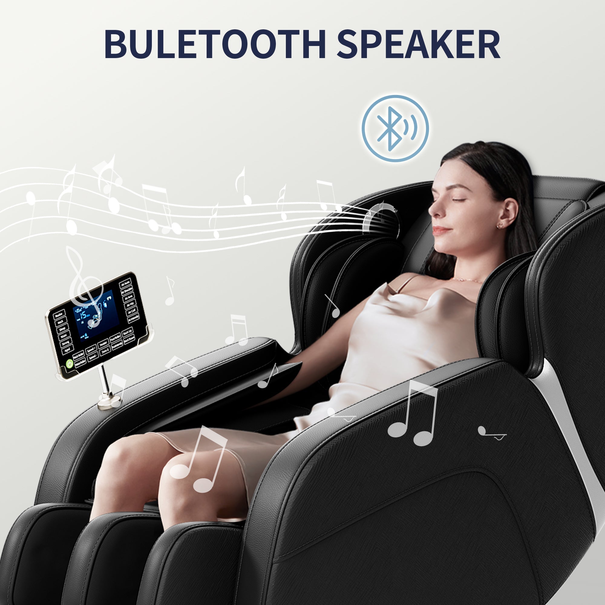 VIP Full Body Zero Gravity Massage Chair — 8-Point Deep Tissue | Black