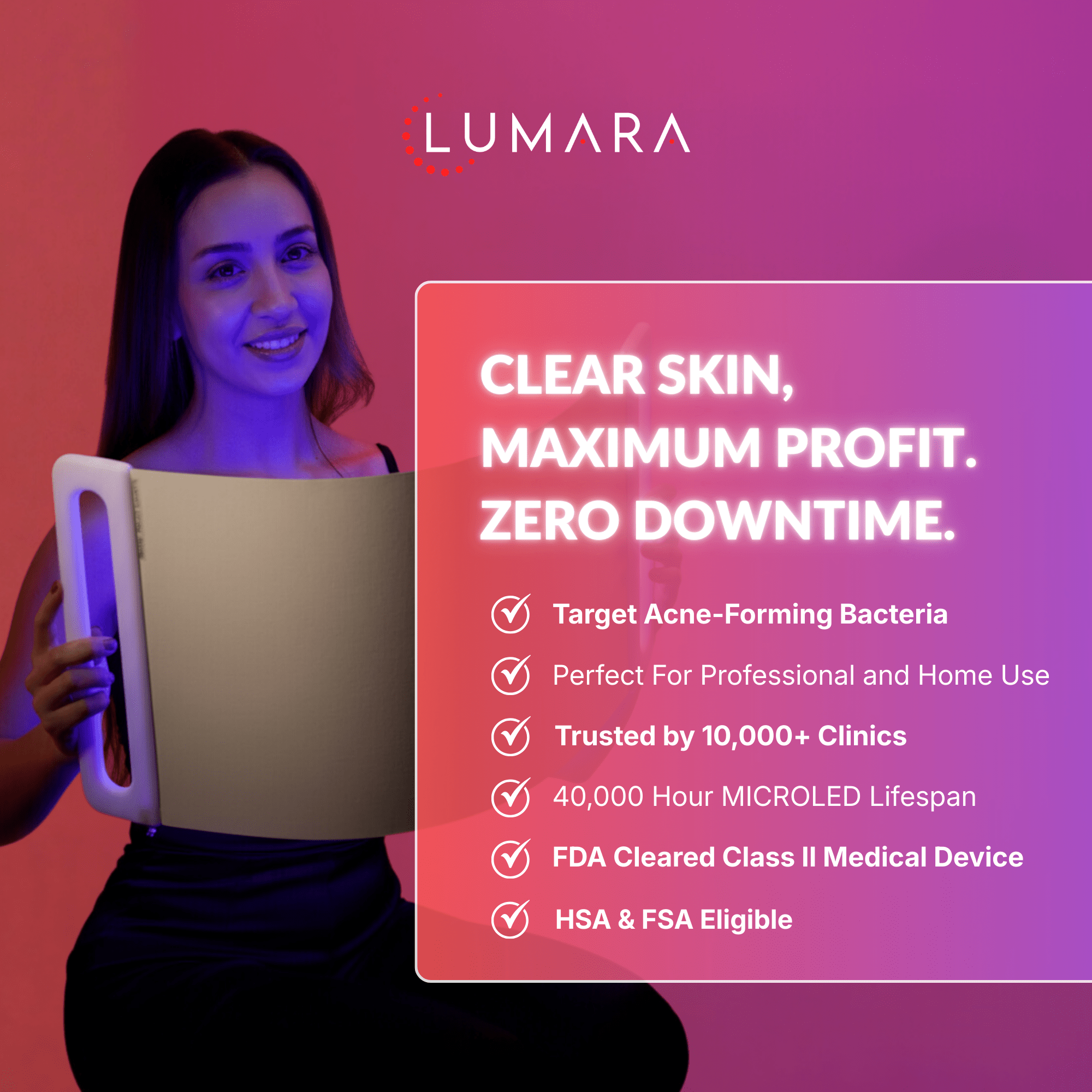 Lumara Illuminate Blue LED Panel