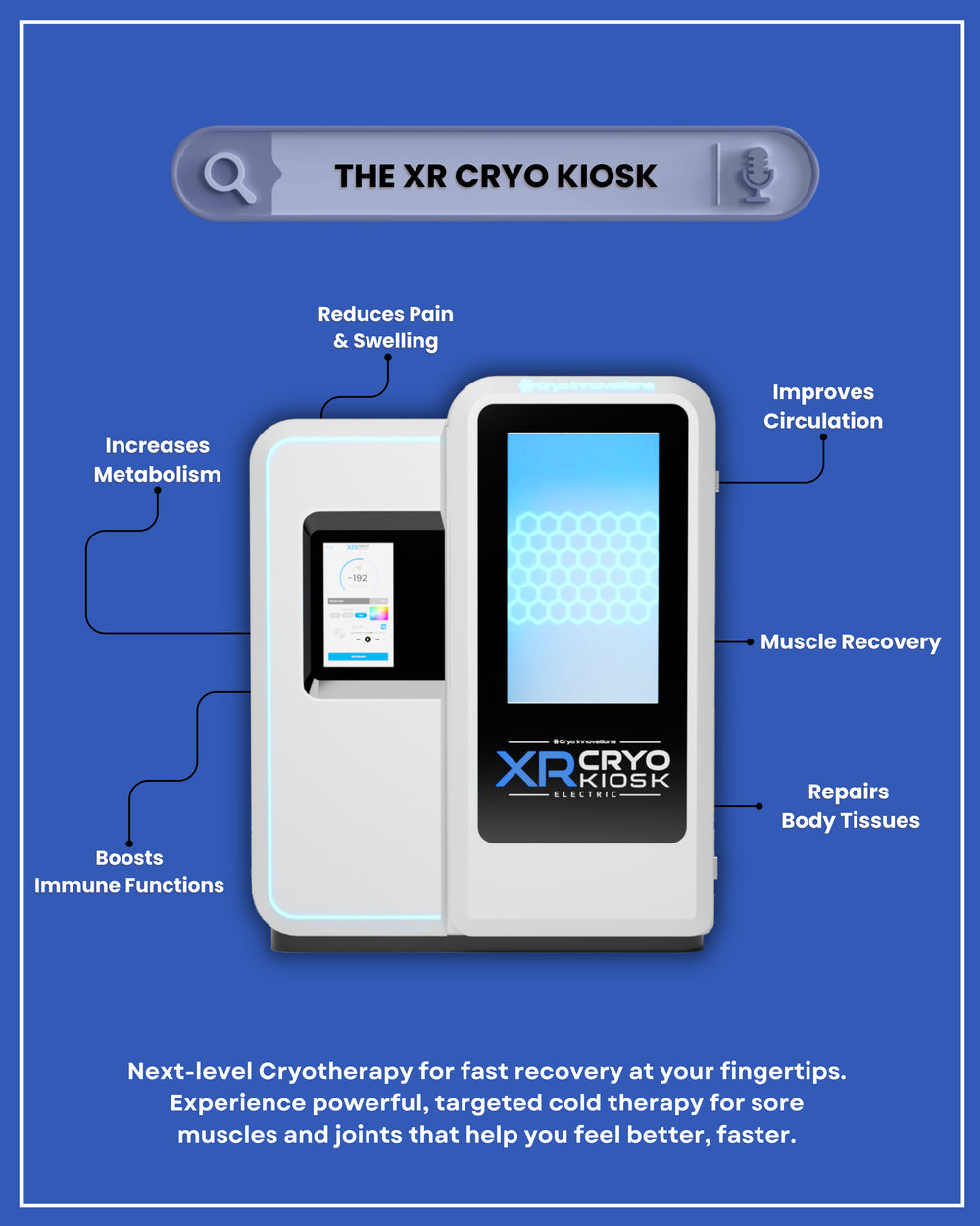 Cryo Innovations Electric XR Cryo Kiosk
