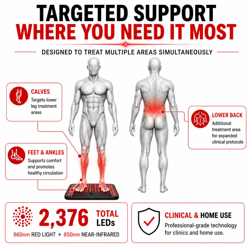 Red Light Neuropathy Support Kit for Hands and Feet – 5 Devices for Faster Relief