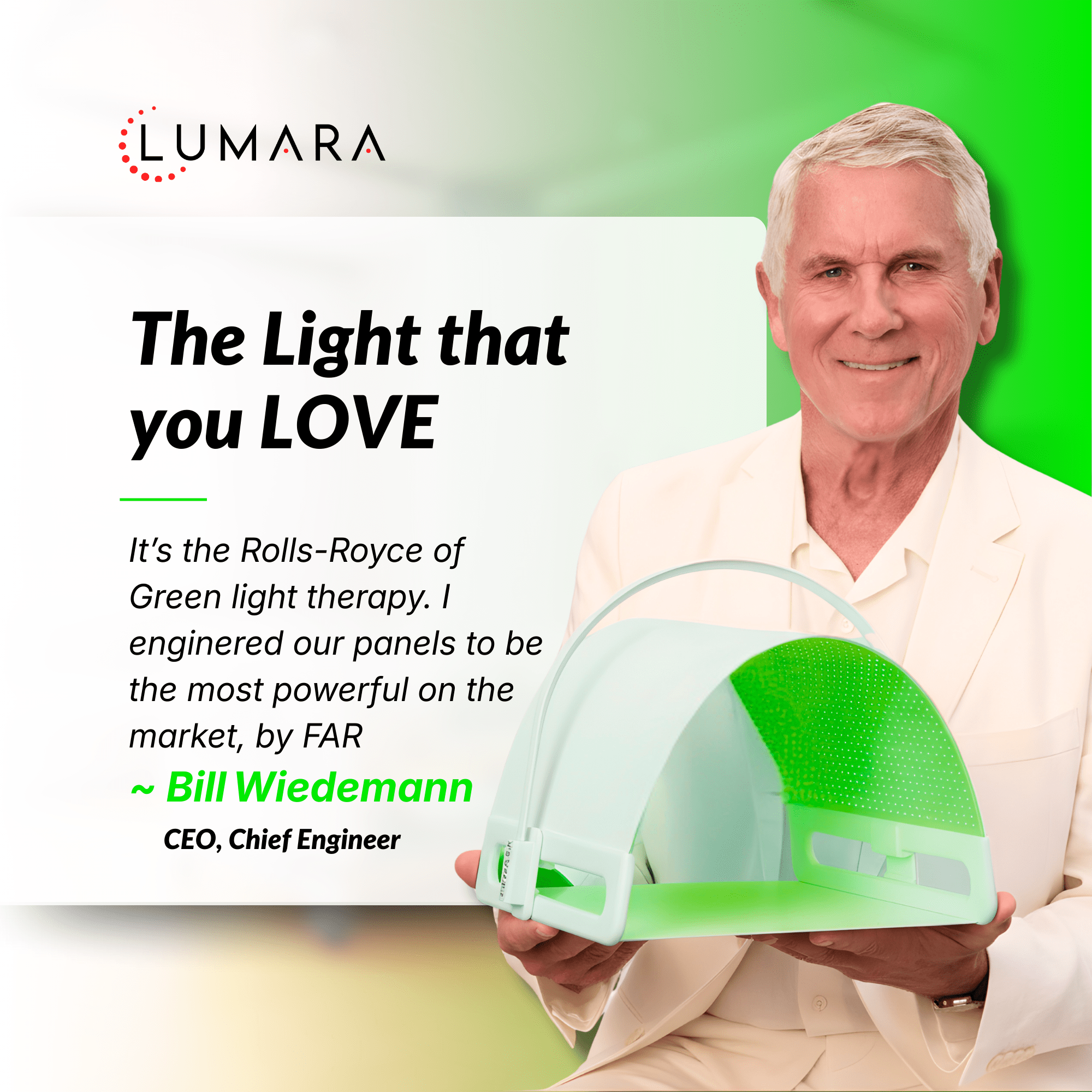 Lumara Illuminate Green LED Panel