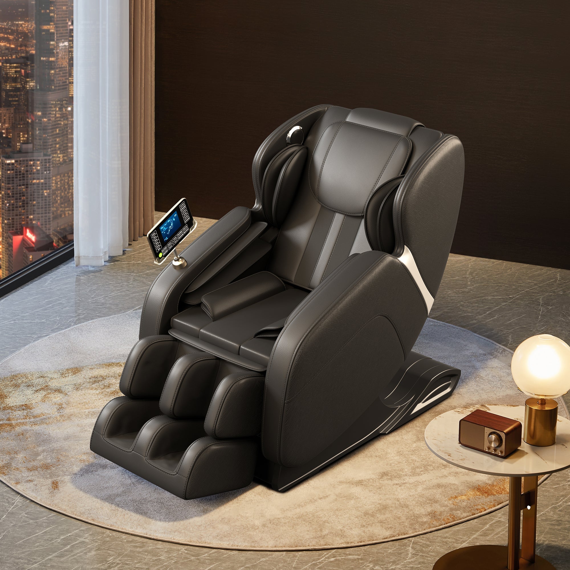 VIP Full Body Zero Gravity Massage Chair — 8-Point Deep Tissue | Black