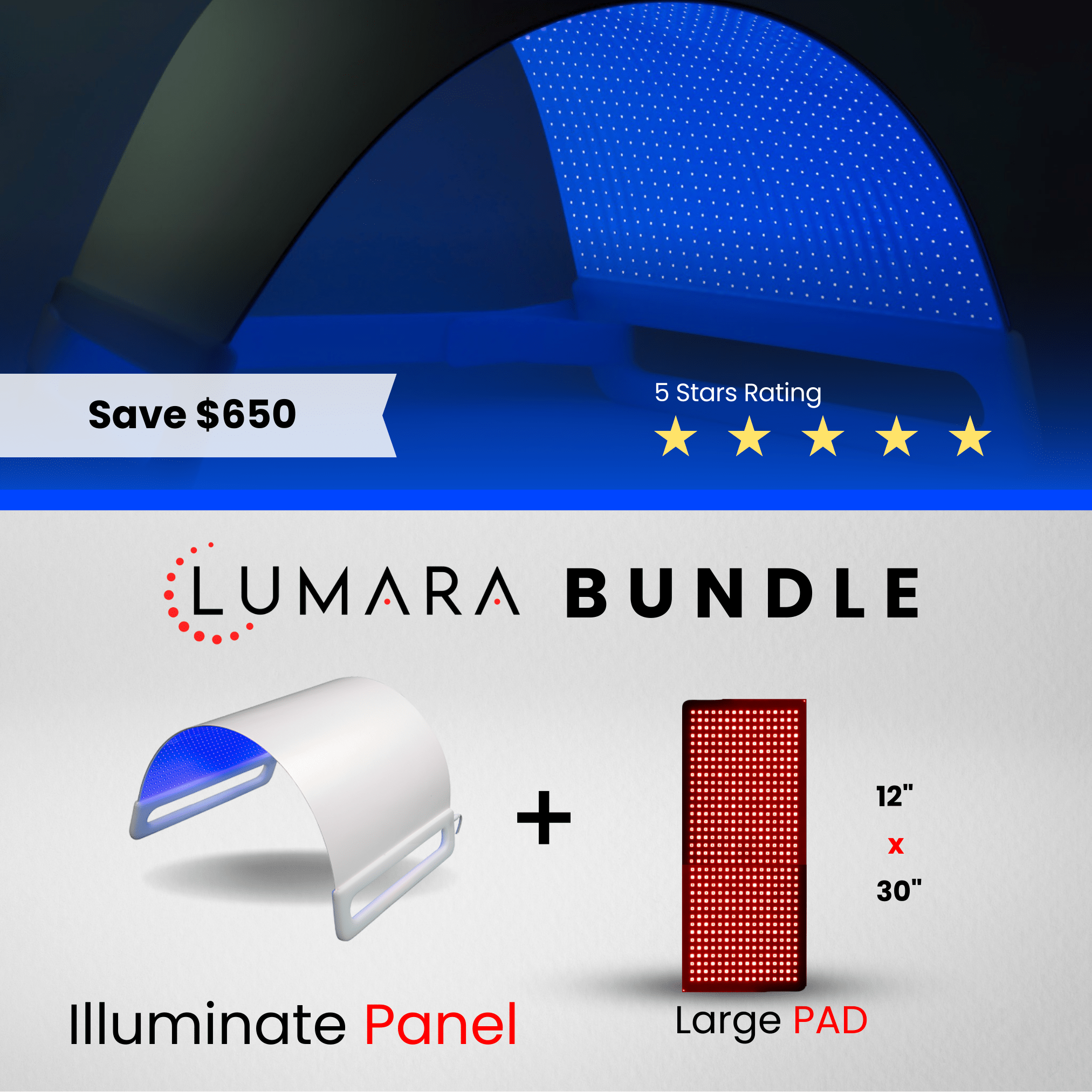 Lumara Illuminate Blue LED Panel