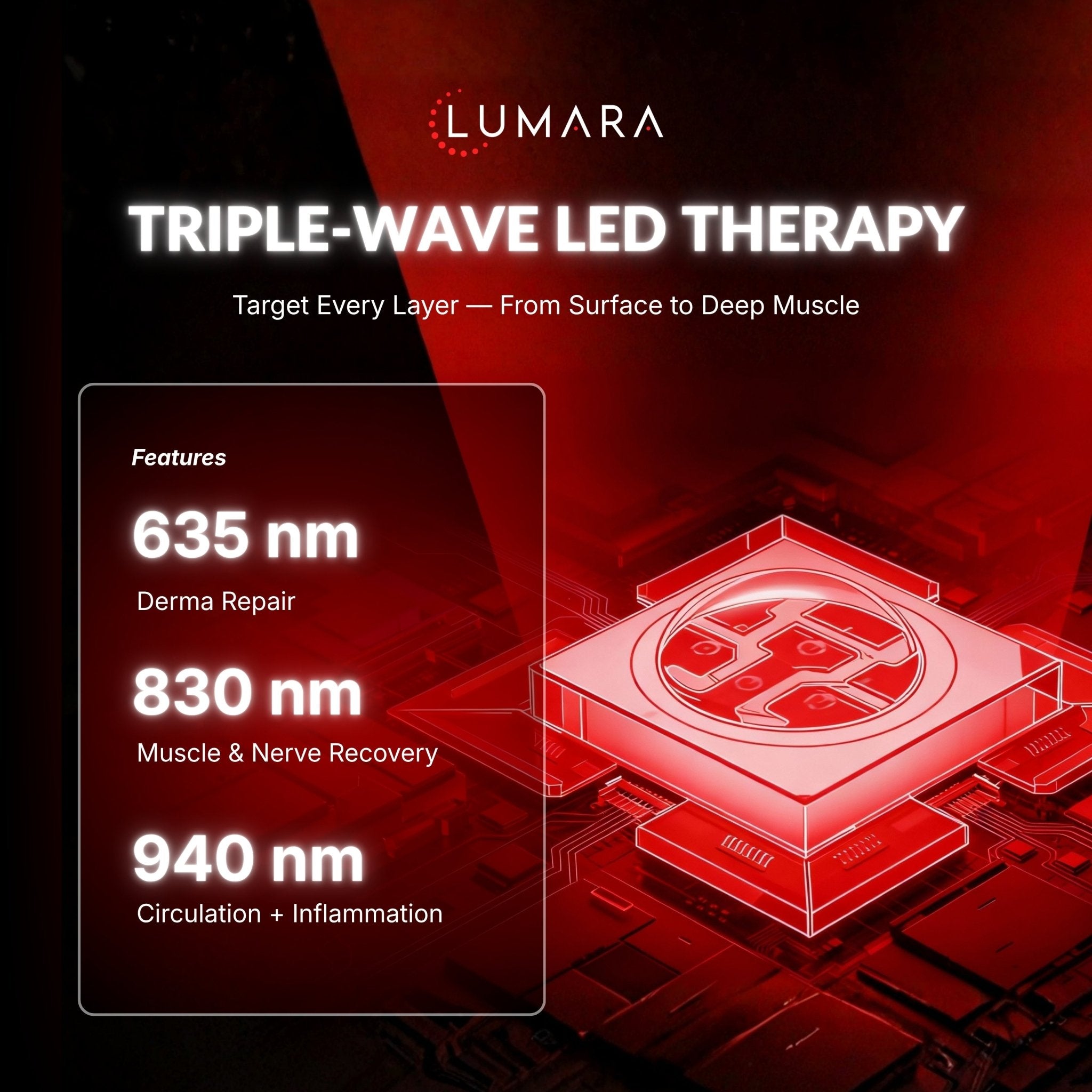 Lumara Systems Triple Light Pads