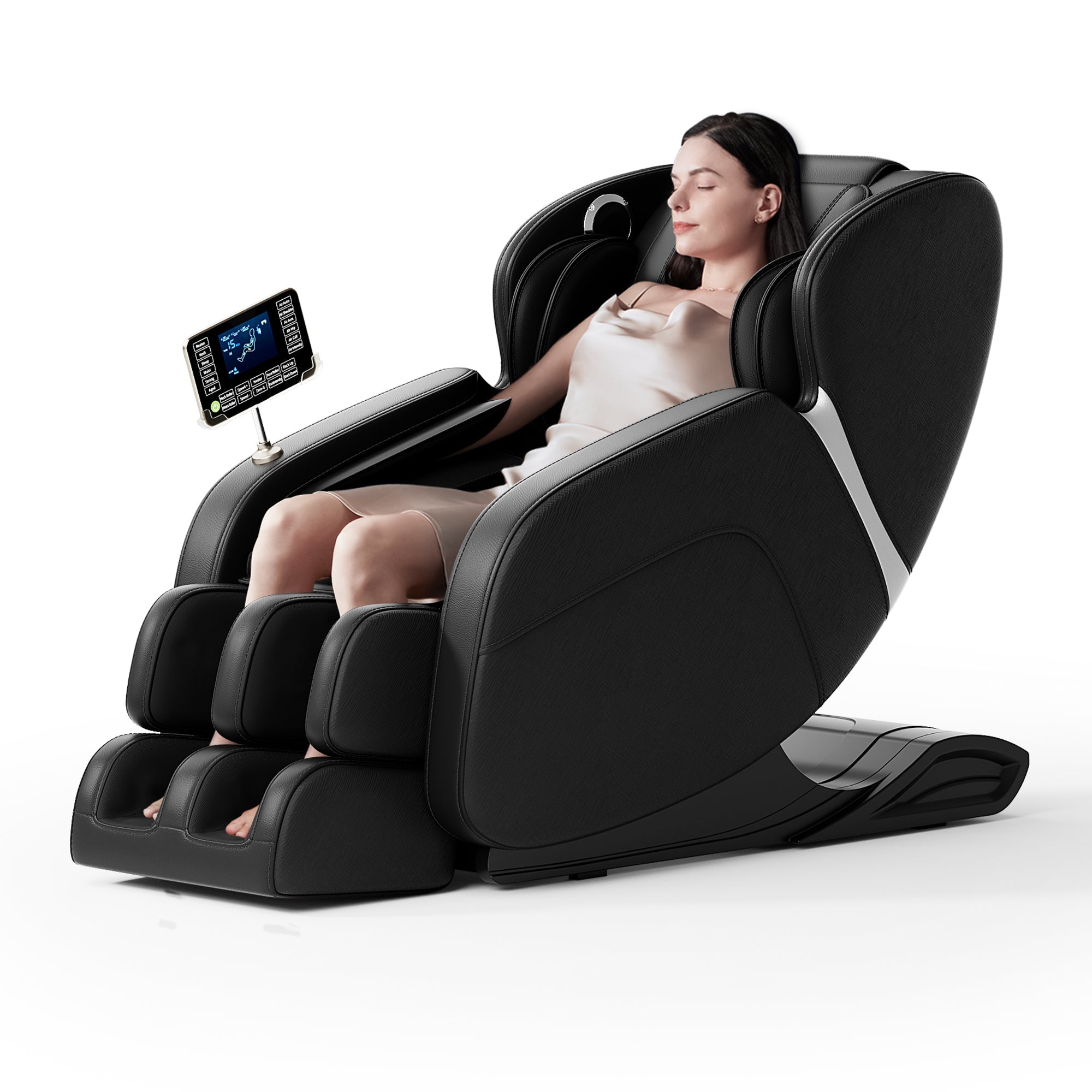 VIP Full Body Zero Gravity Massage Chair — 8-Point Deep Tissue | Black