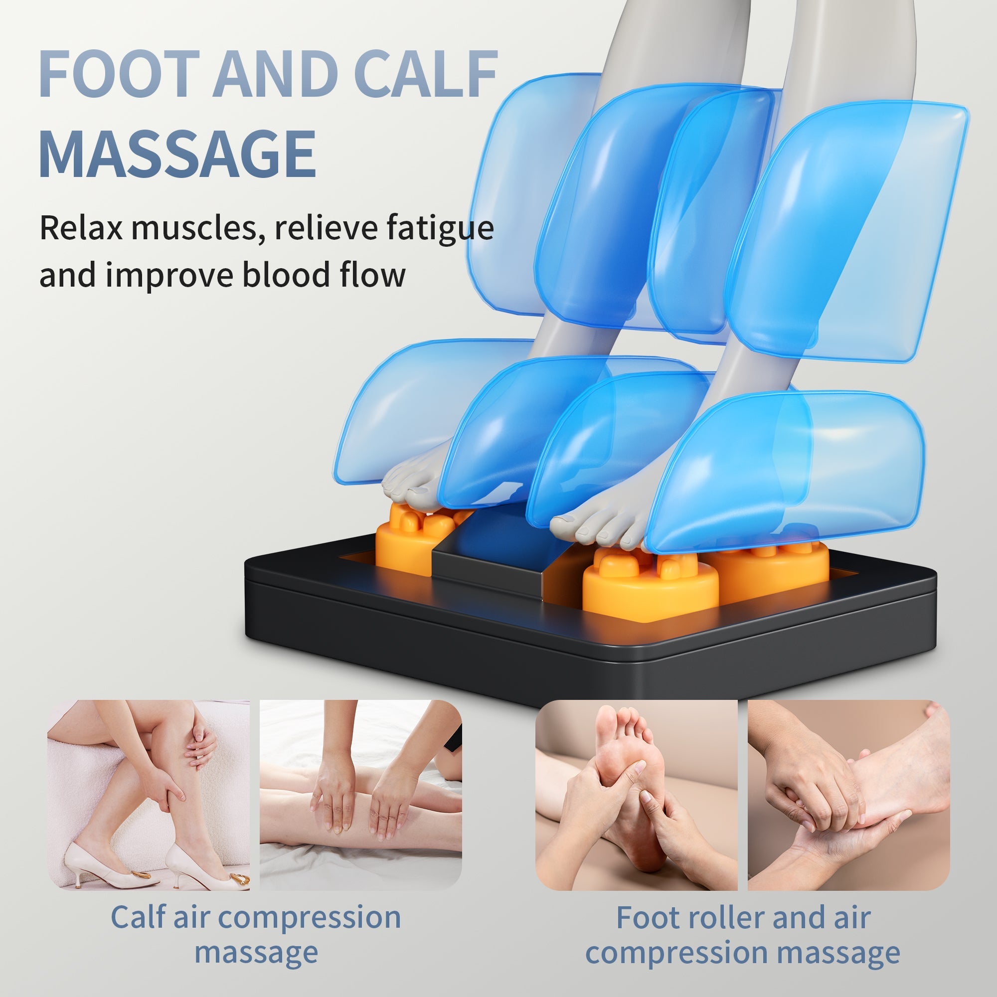 VIP Full Body Zero Gravity Massage Chair — 8-Point Deep Tissue | Black
