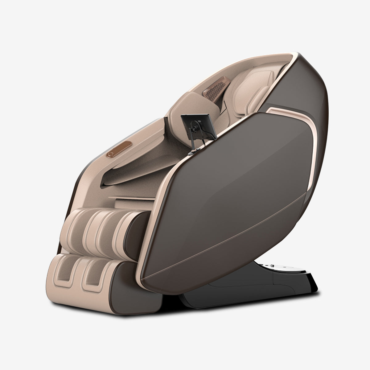 Dios Massage Chair 7D Dual Core Air Roller SL-track with 3D Calf Kneading Dios-7300 Brown