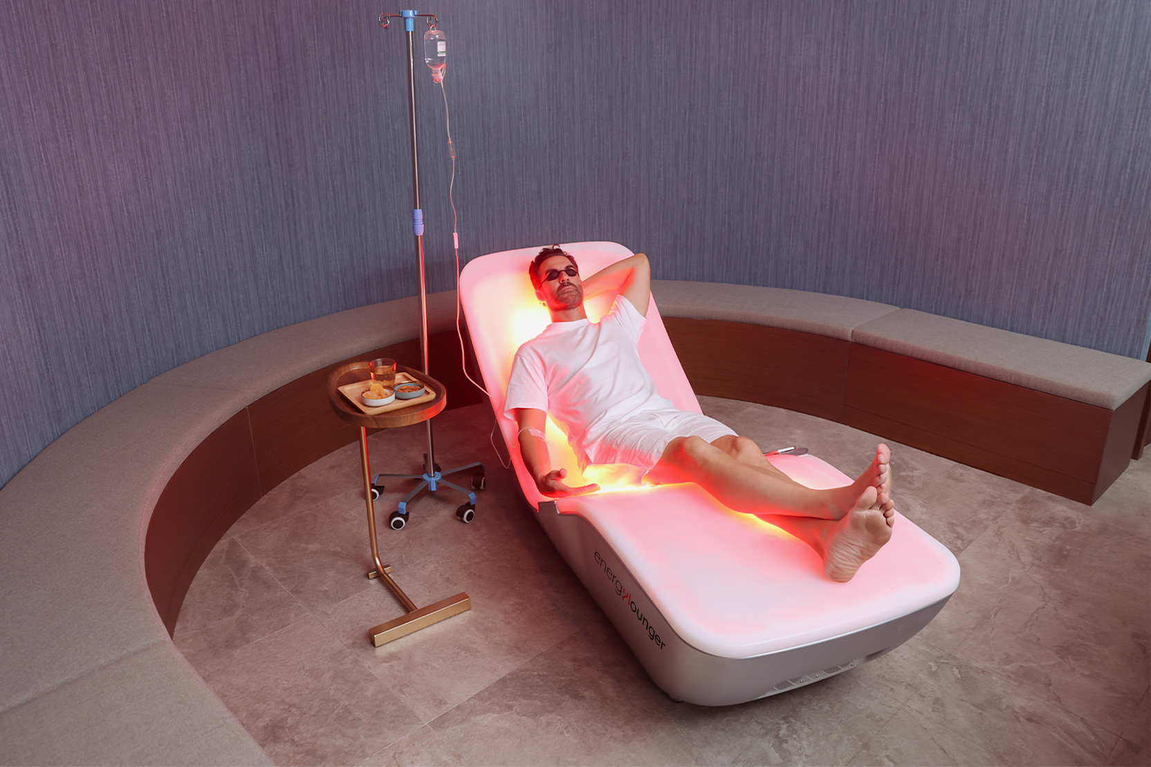 Energy Lounger - Red and Infrared Ergonomic LED Bed