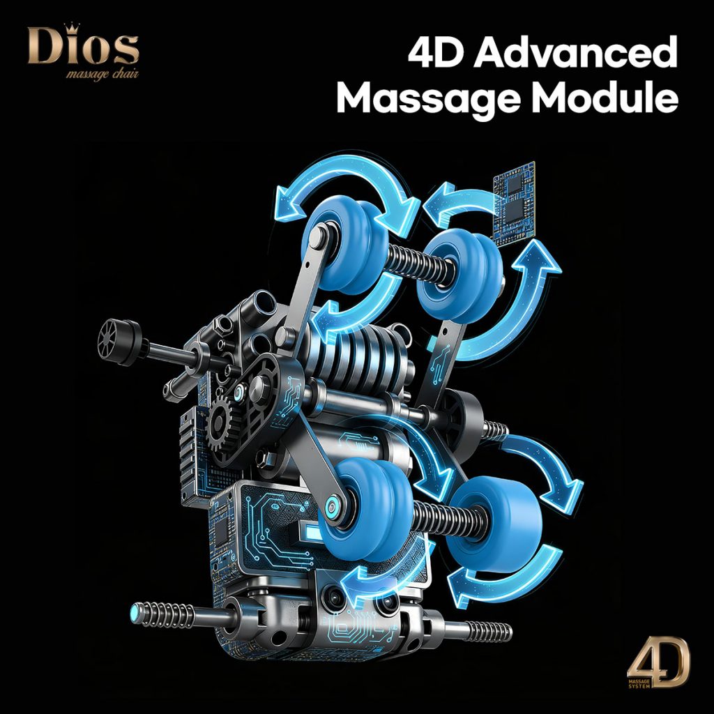 Dios Flexa 4D Zero Gravity Massage Chair - Gray
