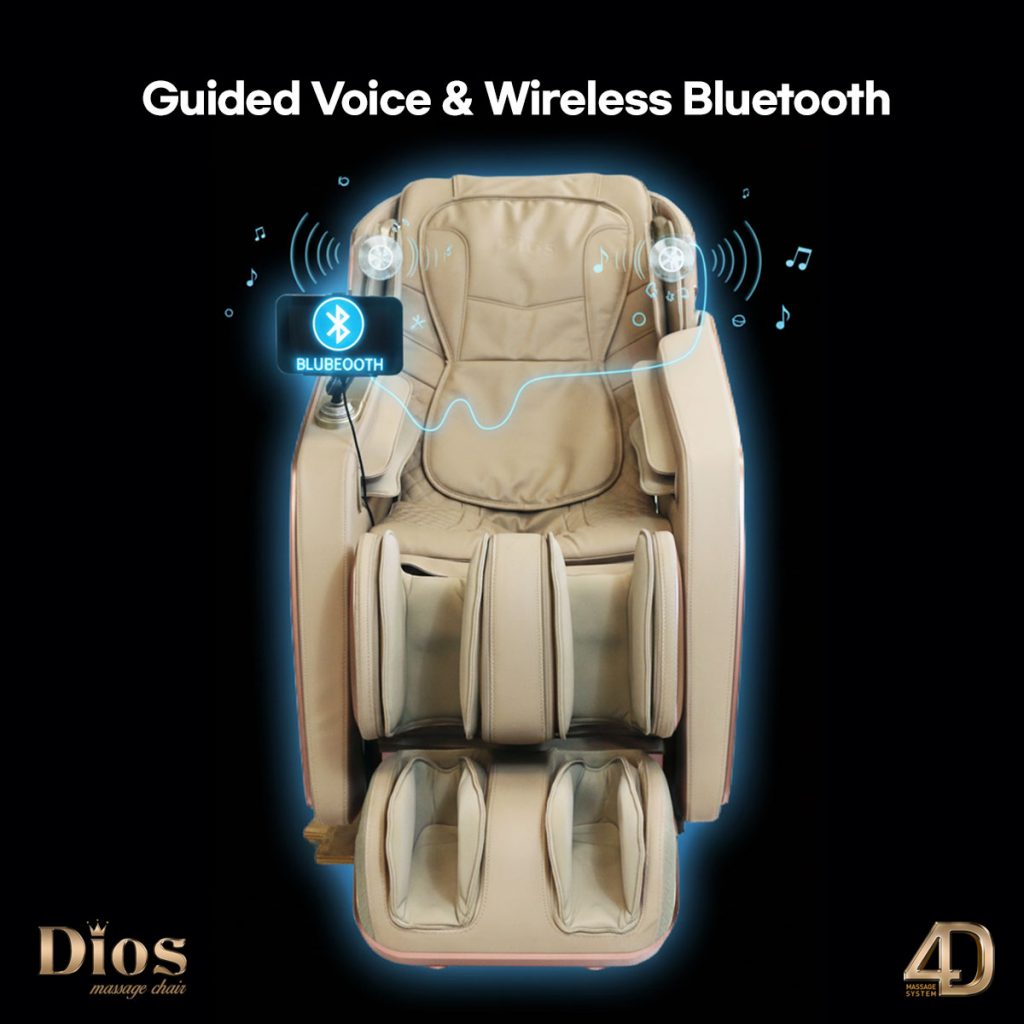 Dios Flexa 4D Zero Gravity Massage Chair - Gray