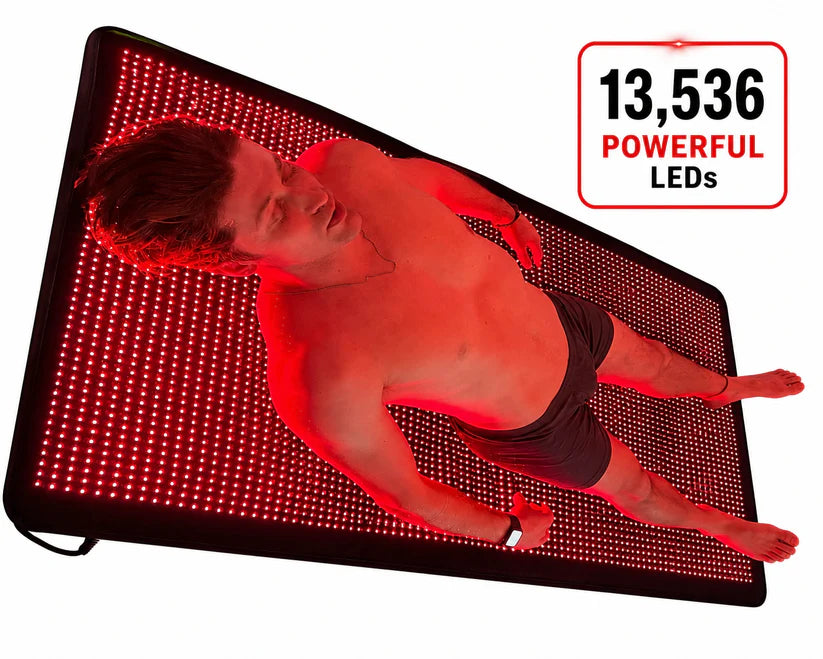 Red Light Therapy Blanket – Full Body Coverage | 660nm + 850nm Dual Wavelengths | 13,536 LEDs